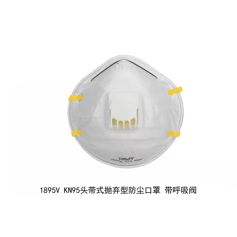 Cup type dust mask with breathing valve