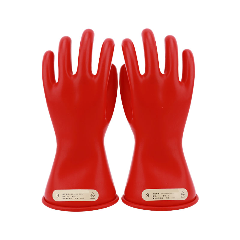 Class 00 latex insulating gloves for live working (2.5kv)